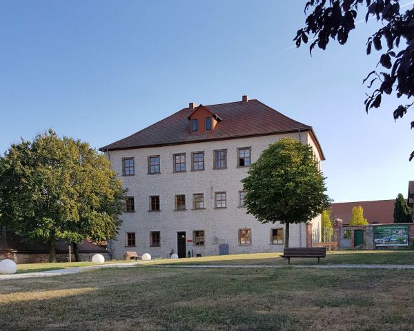 Schloss in Auerstedt, Hauptquartier des Herzogs von Braunschweig 1806